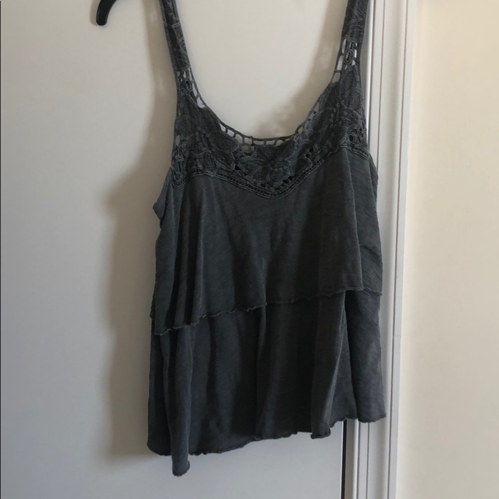 Open back tank